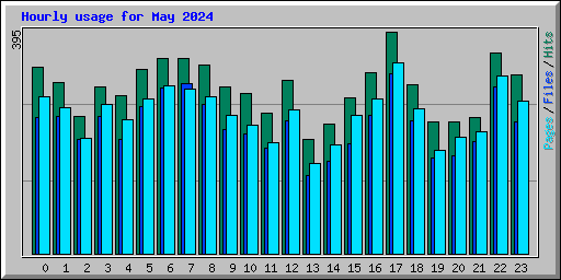 Hourly usage for May 2024